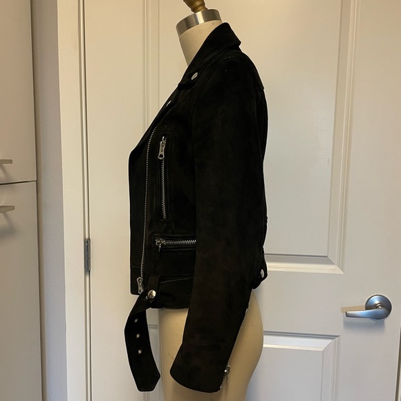 ACNE SUEDE MOCK LEATHER JACKET - Picture 3 of 8